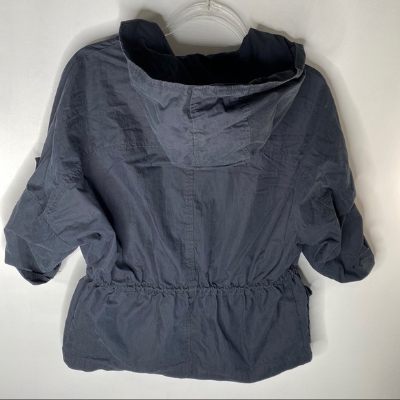 Navy crisp cotton jacket - Picture 7 of 15